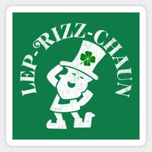 St Patrick's Day Lep-Rizz-Chaun Saint Paddy's Day Leprechaun Sticker